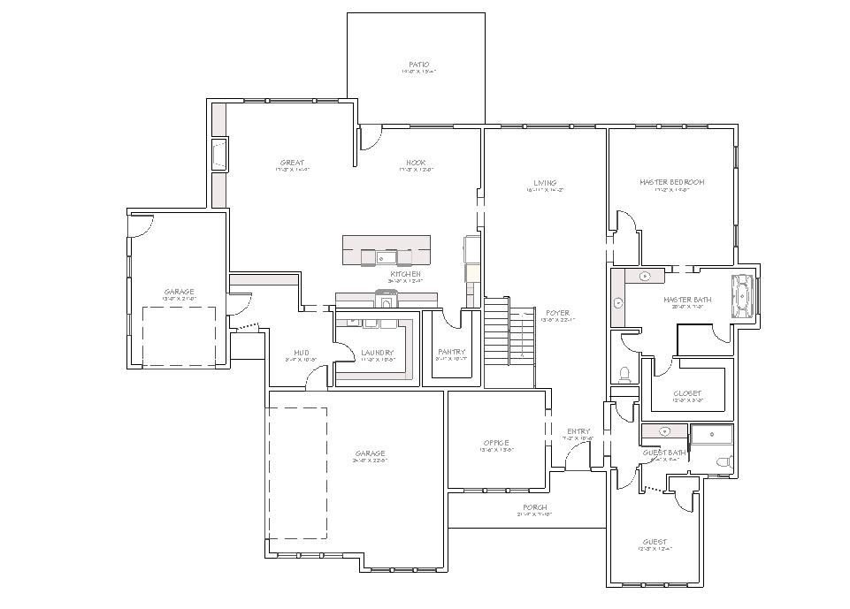 Professional construction blueprints for general contractors and developers